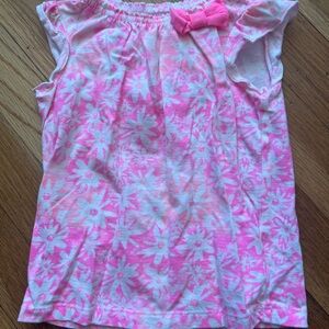 Pink Floral Kids Top
